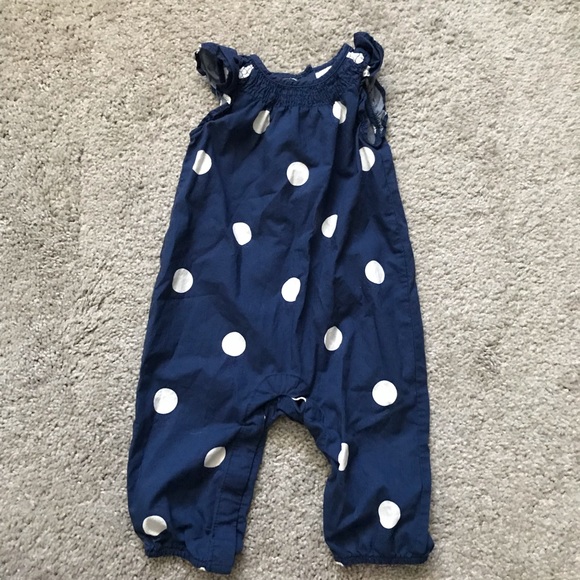 Gap One Pieces Baby Gap Polka Dot Jumper Poshmark